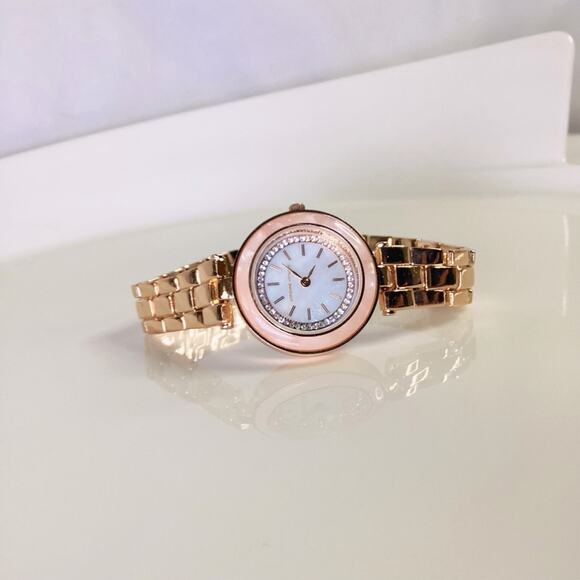 Adrienne Vittadini Rose Gold Watch - Picture 1 of 11
